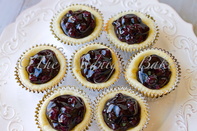 Lemon Blueberry Cheesecake Tarts