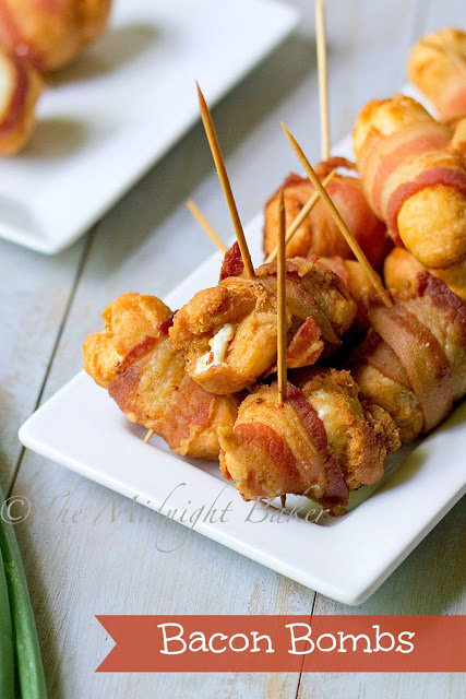 Bacon Bombs | bakeatmidnite.com | #bacon #cheese #appetizers