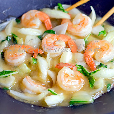 Gastrolux Shrimp with Bok Choi