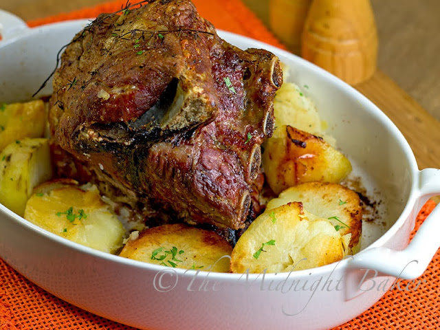 Roast Pork with Herb Roasted Potatoes