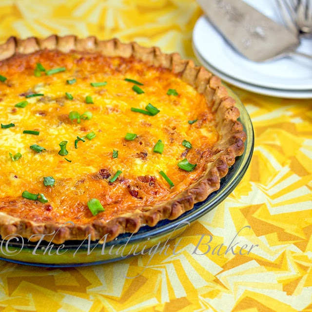 Double Cheese Bacon Pie | bakeatmidnite.com | #meatpies #bacon #cheese #baconpie