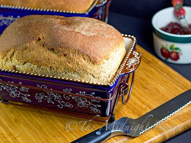 Honey Wheat Bread #YeastBreads #WholeGrain Breads #BreadRecipes
