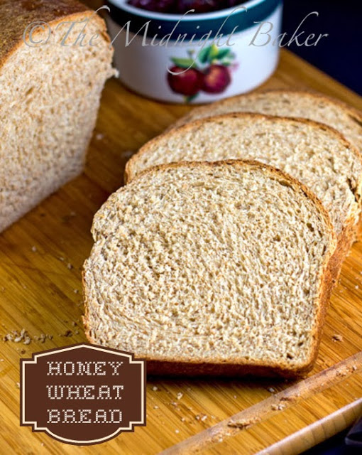 Honey Wheat Bread #YeastBreads #WholeGrain Breads #BreadRecipes