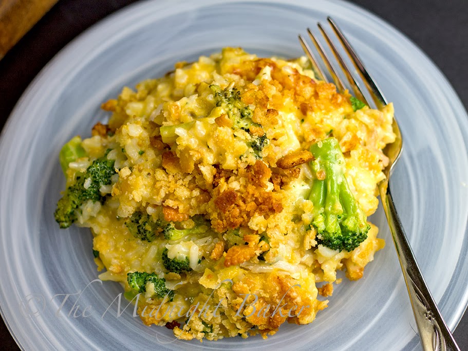 Cheesy Broccoli Rice Casserole The Midnight Baker,What Is An Ionizer For Water