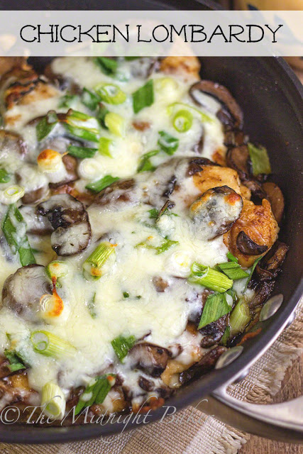 Chicken Lombardy | bakeatmidnite.com | #chicken #mushrooms #marsala #copycat #recipe