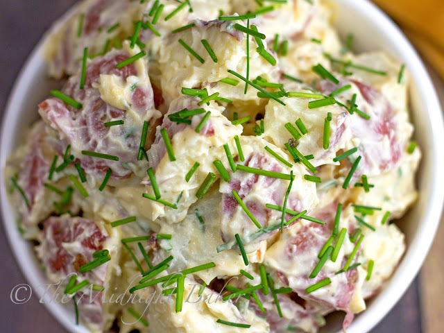 Chipotle Ranch Potato Salad | bakeatmidnite.com | #potato #salad #chipotle #ranchseasoning