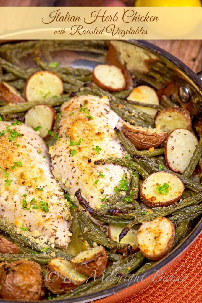 Italian Herb Chicken with Roasted Vegetables