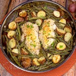 italian herb chicken with roasted vegetables