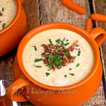 Cream of Celery Soup with Bacon
