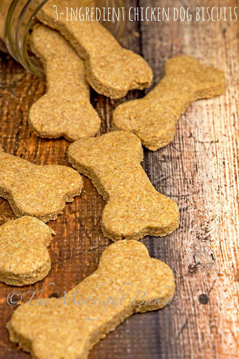 3-Ingredient Chicken Dog Biscuits - The 