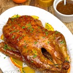The most favored way to serve roast duck