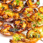 Shrimp with a wonderful garlic flavor glazed with a sweet but tangy lemon lime glaze.