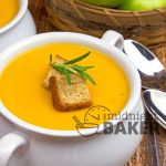 Nothing says "fall" better than roasted butternut squash made into a creamy soup!
