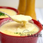 Thick and hearty soup loaded with cauliflower and cheese. A vegetarian meal in itself.