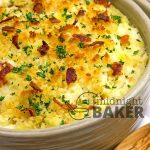 Velvety mashed potatoes combine with savory sauteed leeks to make this tasty side dish casserole. This could be a meal in itself!