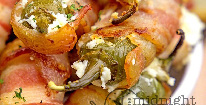 Jalapeño peppers stuffed to the max with a delicious cheese combo and wrapped in smoky bacon