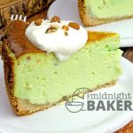 This pistachio cheesecake is the perfect dessert. Rich, creamy and decadent!