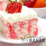 Here's the delicious flavor of strawberry shortcake in an easy-to-make poke cake.