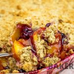 Take advantage of summer fruits and berries to make this easy fruit crisp dessert.