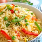 Confetti rice is a colorful and tasty side dish that can also double as a main dish