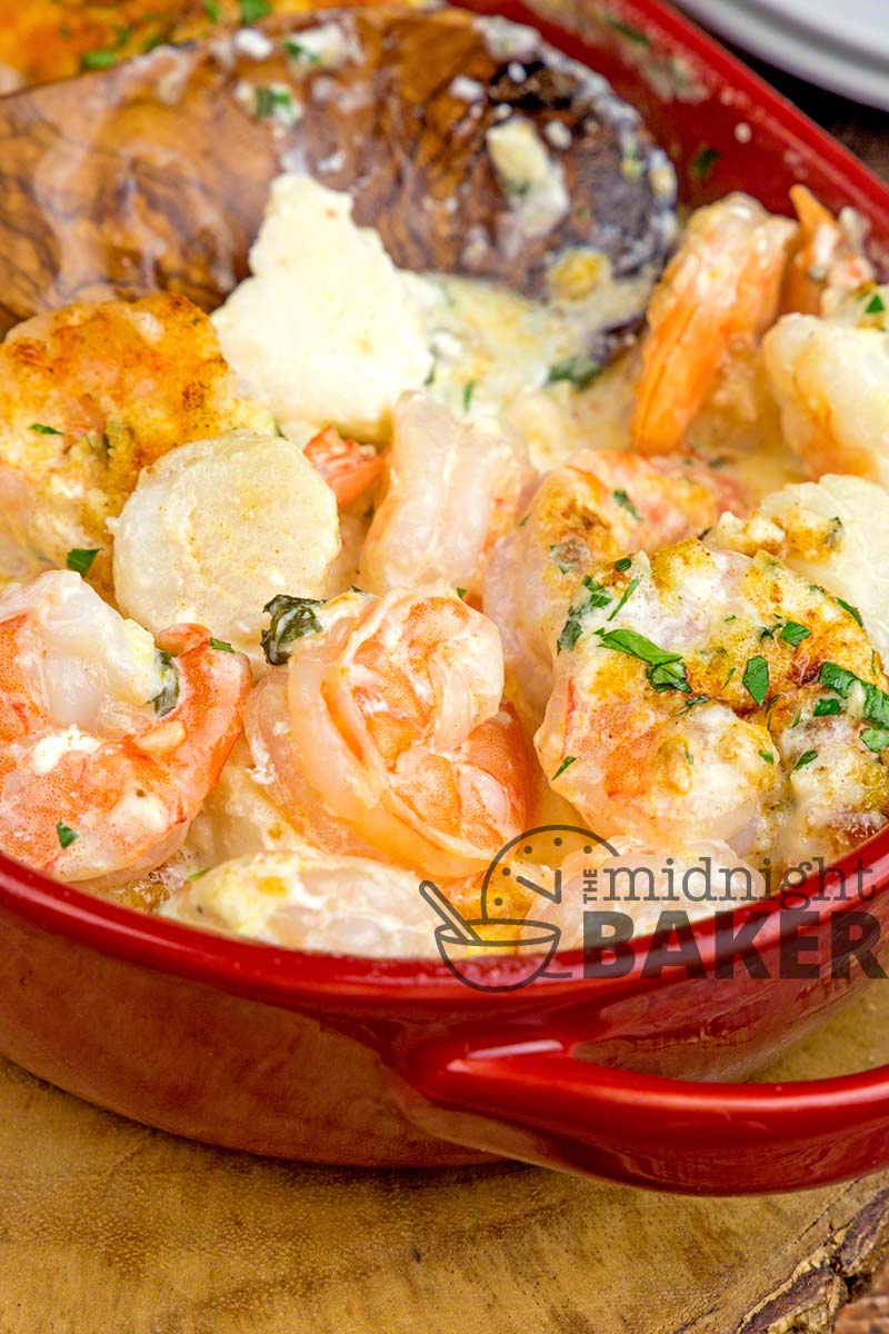 If you love shrimp and scallops, you'll love this seafood casserole. Easy to make!