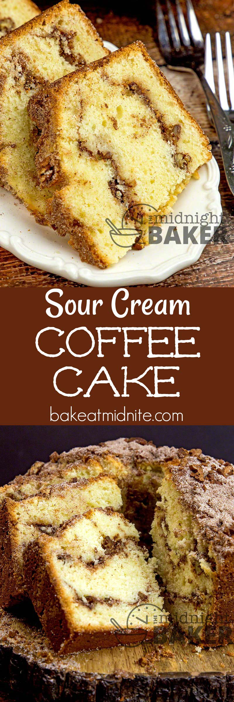 Sour Cream Coffee Cake The Midnight Baker