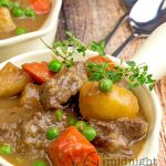 This beef stew is a big dish of comfort. A copycat recipe from the famous Cracker Barrel restaurant.
