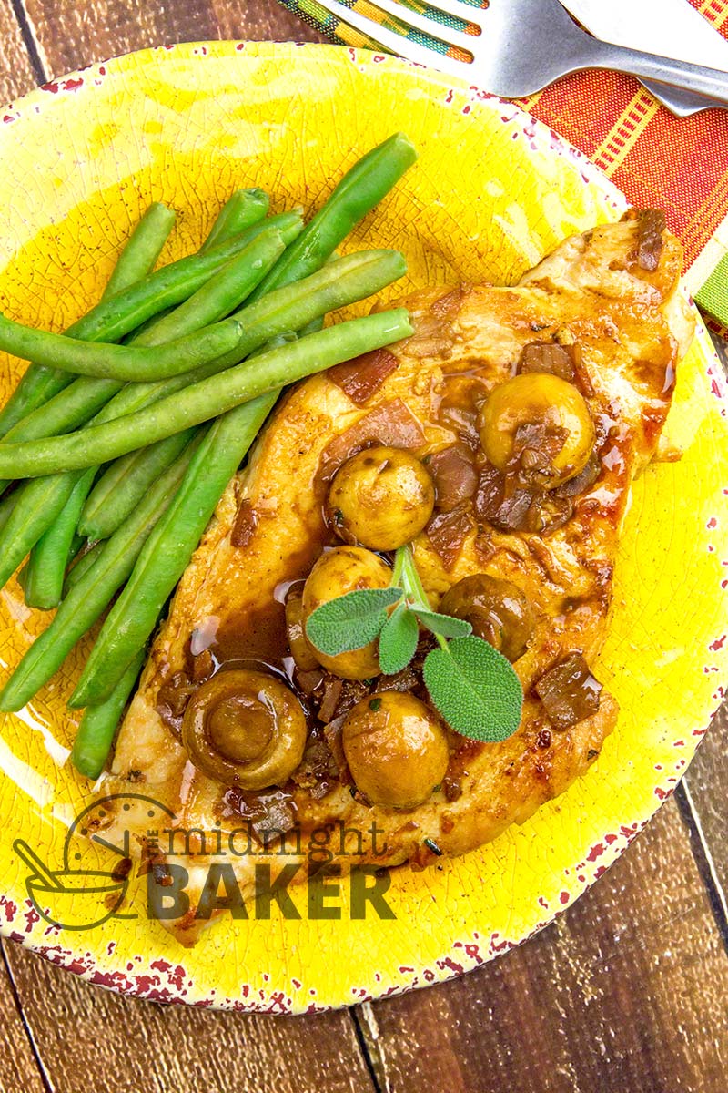 Very similar to chicken marsala and easy to make
