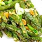 These Asian dry fried green beans can be a complete meatless vegan meal!