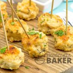 Make these chicken meatballs big or small. Made small they are the perfect buffet appetizer/