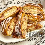 Quick and easy fruit and cheese strip danish made in the air fryer.