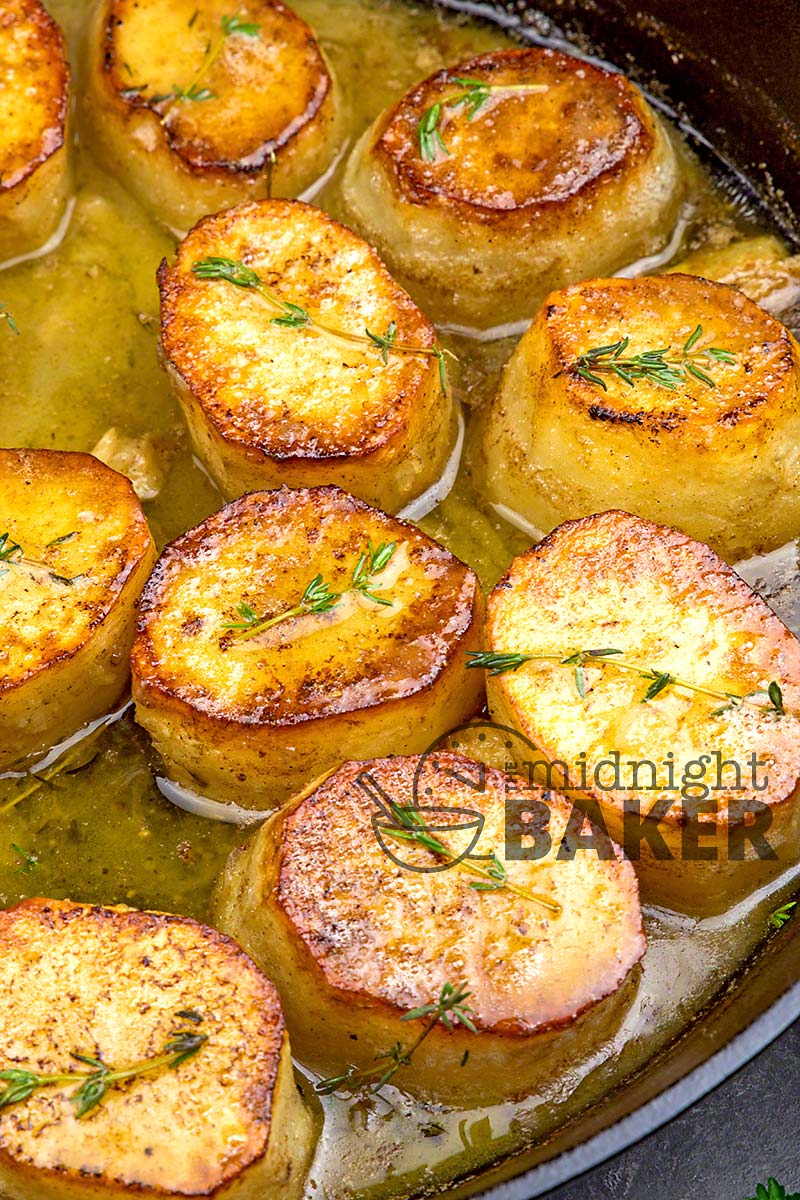 Potatoes that melt in your mouth. Yummy served with roast beef.