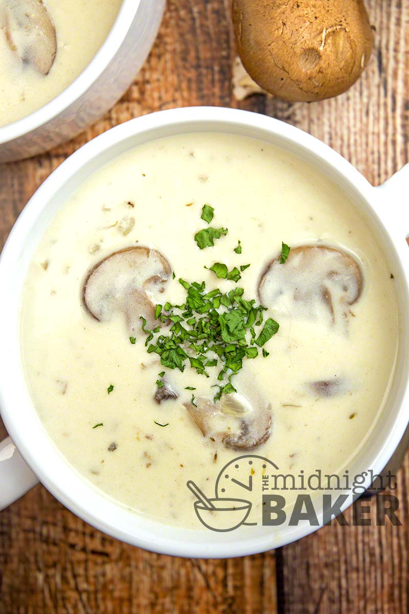 Nothing like a comforting bowl of creamy mushroom barley soup to warm you up on a winter's day.