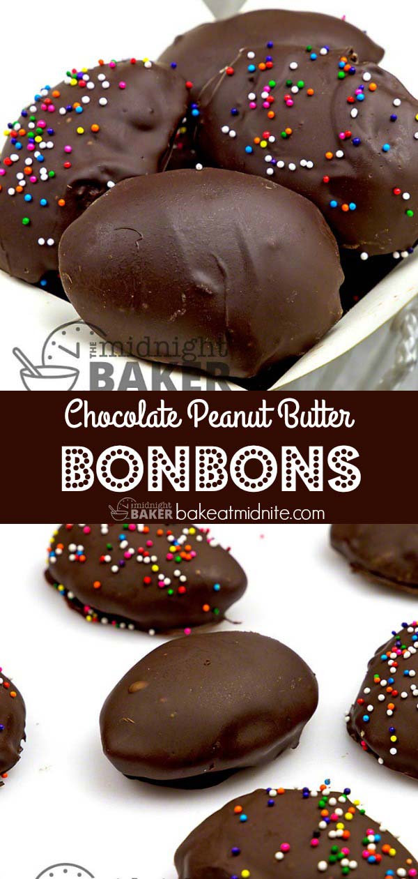 Just in time for Easter. Dark chocolate covered peanut butter bonbons. Easy to make too.
