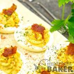 Deviled eggs with a smoky hint of chipotle.
