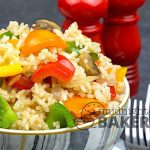Savory rice that's the perfect side for any meat or fish dish.