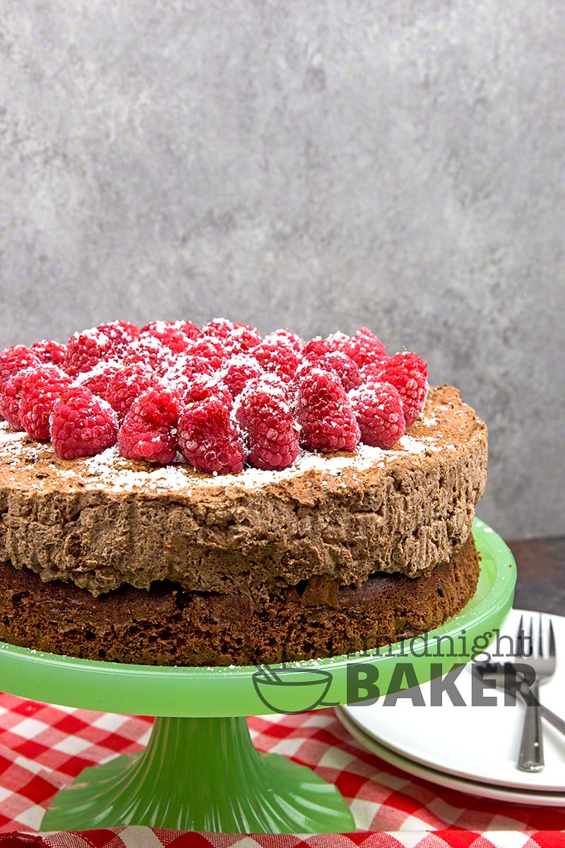 Chocolate mousse cake is so easy to make, it'll appear on your table often. Spectacular dessert for the holidays.