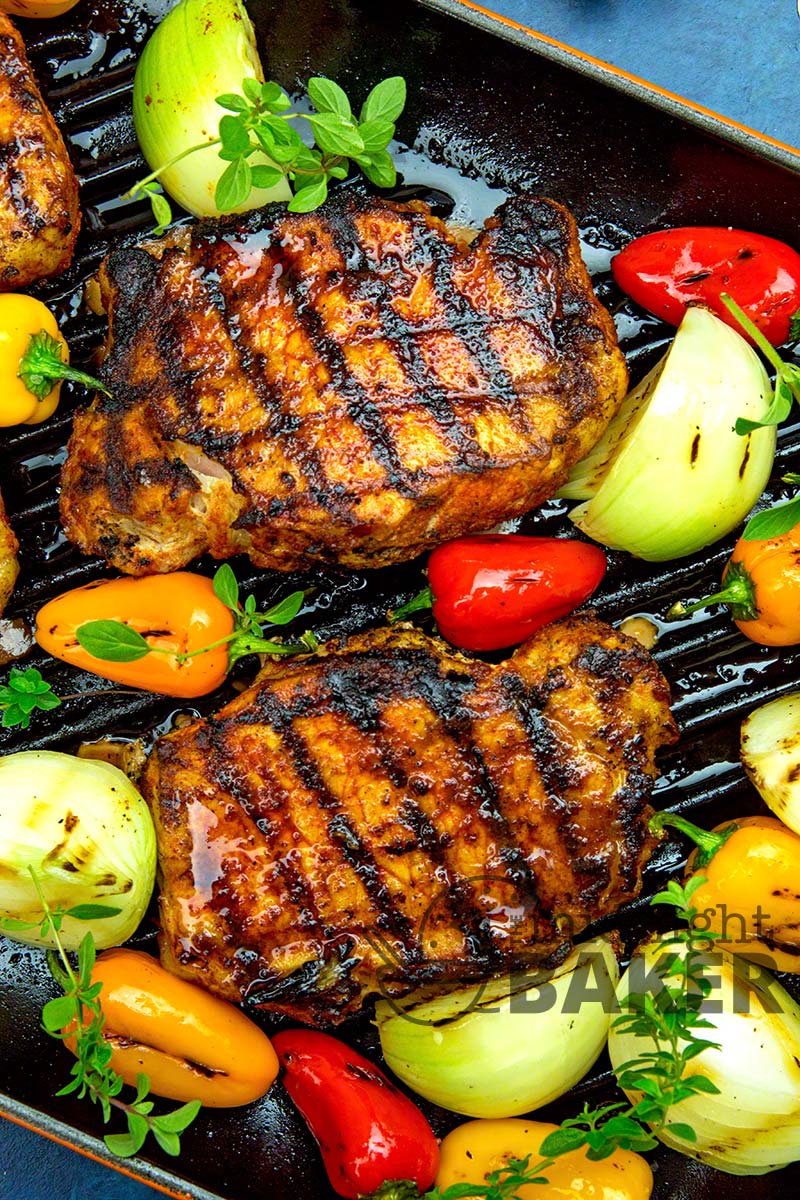 Make these delicious pork chops on your indoor stovetop grill