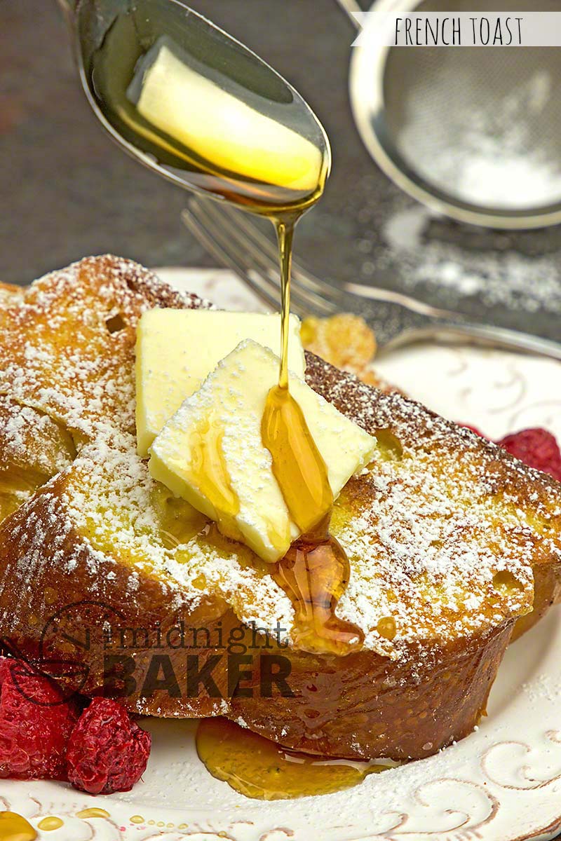 Classic French toast is easy but elegant to serve for breakfast.