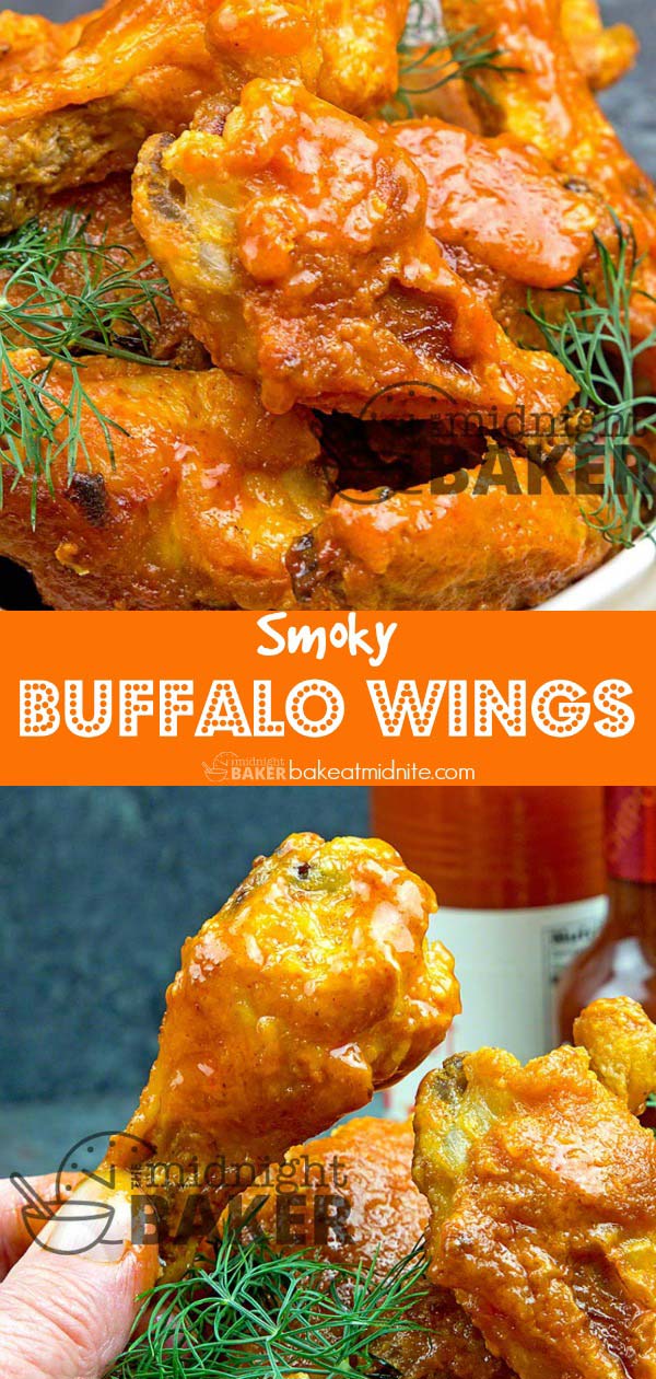 Buffalo wings made even better with a hint of smoke.