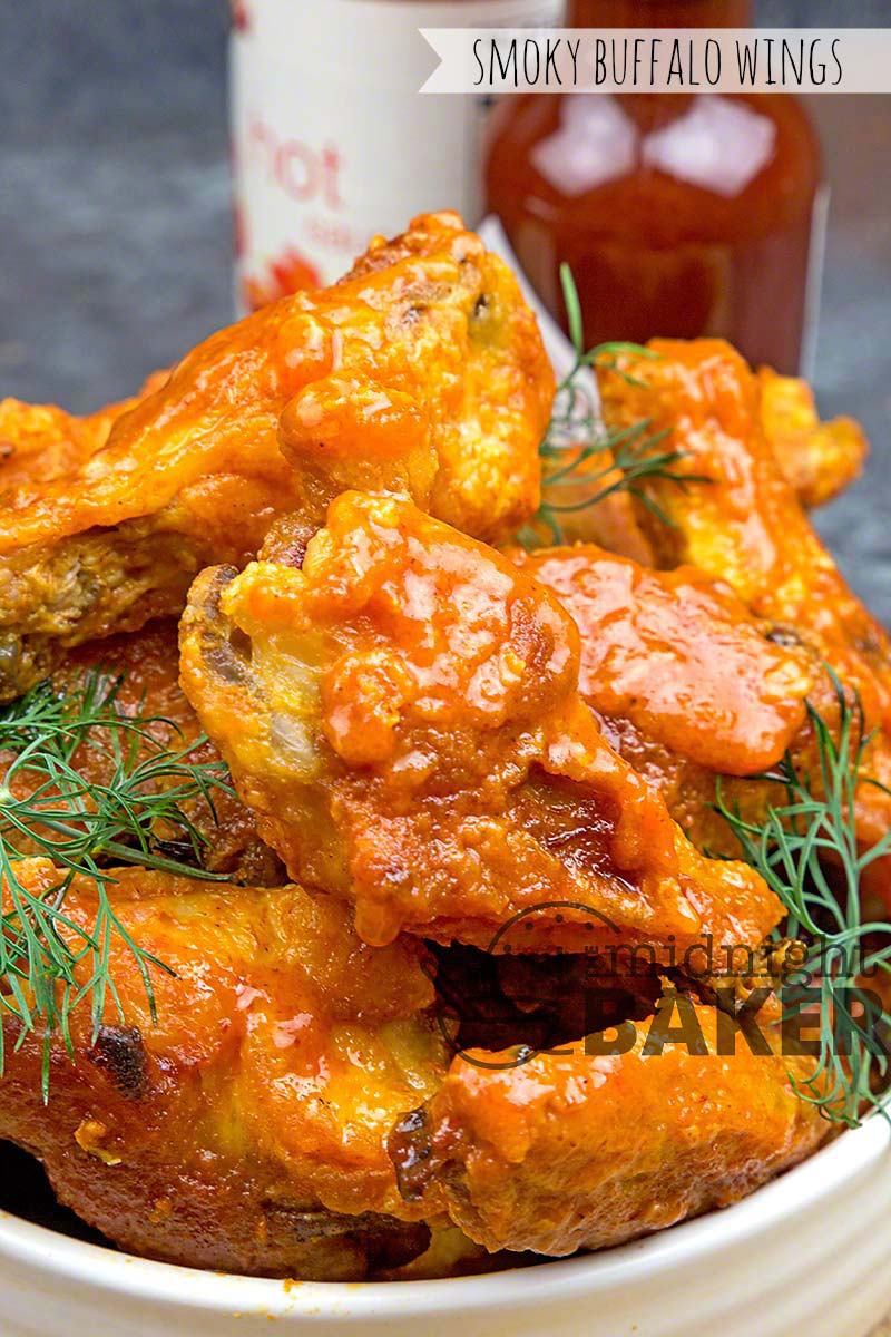 Buffalo wings made even better with a hint of smoke.