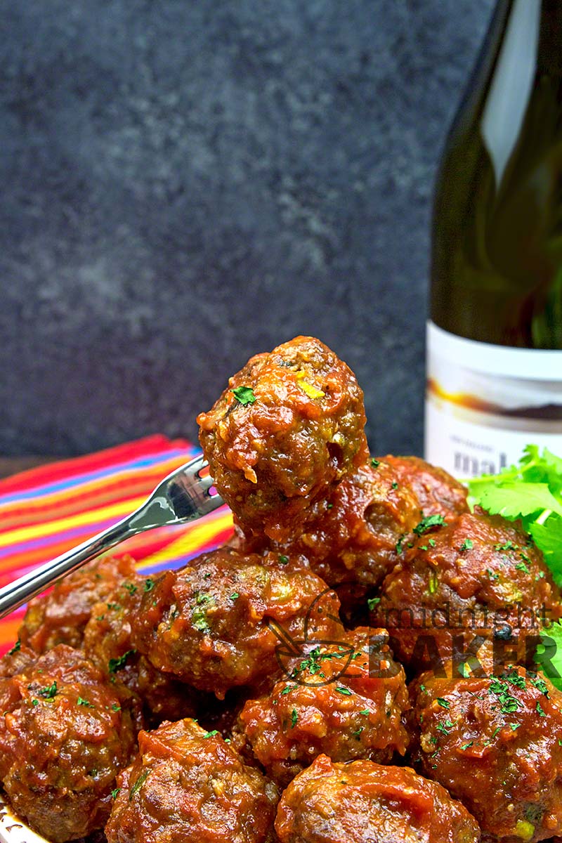 Sweet Chili Meatballs - The Midnight Baker - Easy & Delicious
