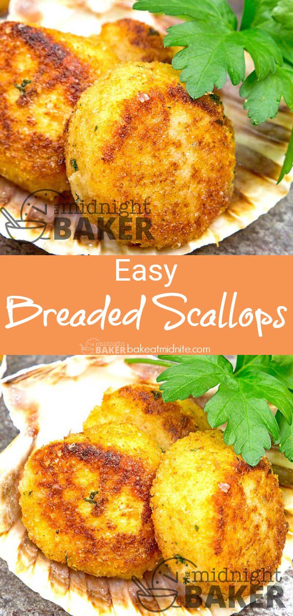 Easy breaded scallops
