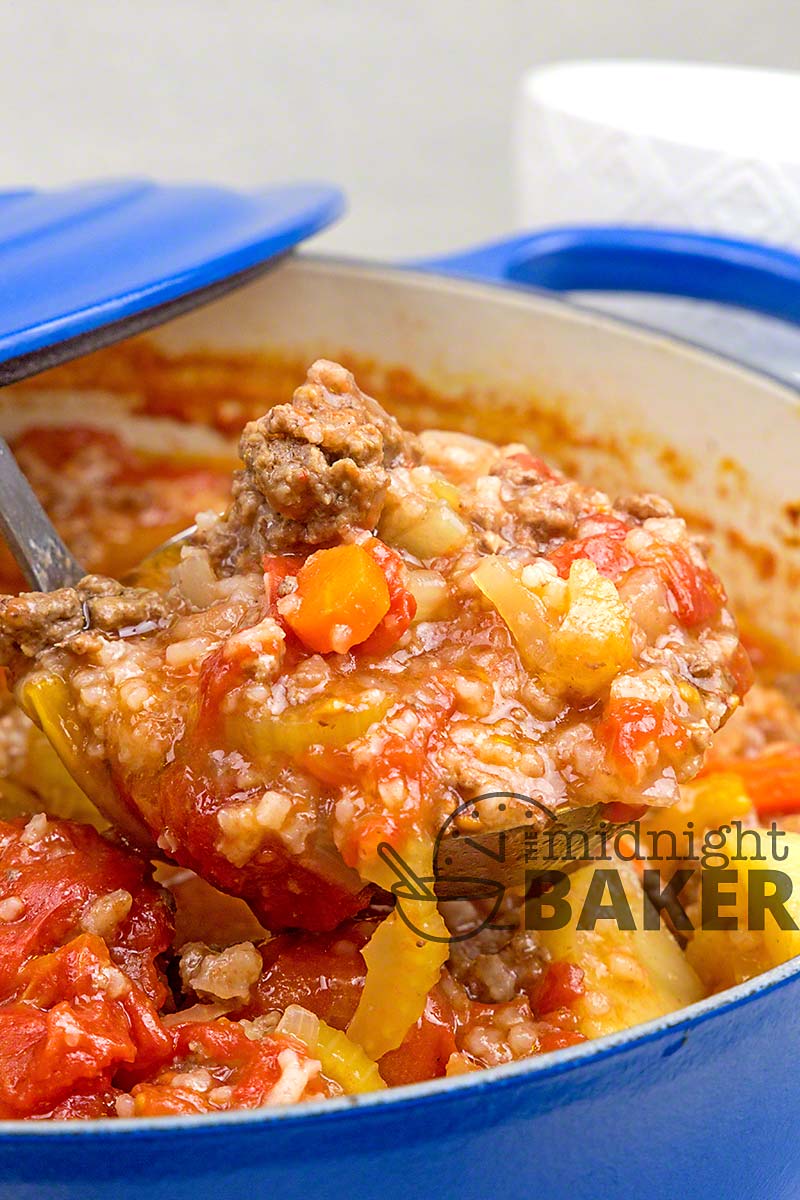 Inexpensive, tasty and filling stew.