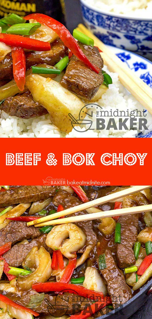 Yummy marinated flank steak and crisp bok choy make a delicious dinner that's quick and easy.