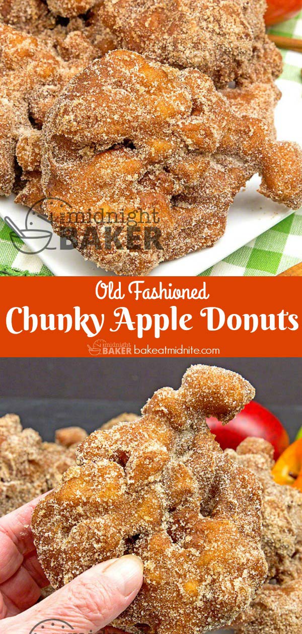 Whether you call them fritters or donuts, these fried treasures are full of apples and cinnamon.