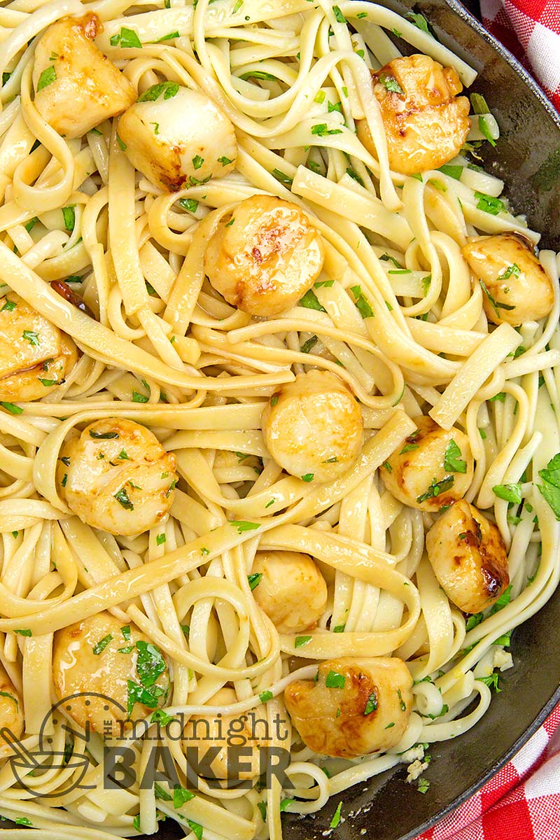 Scallops can be economical when used as a condiment in this delicious and easy pasta dinner.