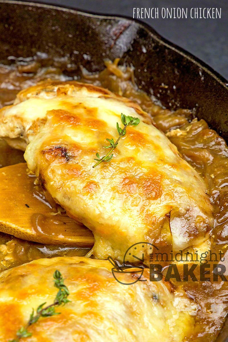 Loaded with caramelized onions and cheese, French onion chicken is always a big hit.
