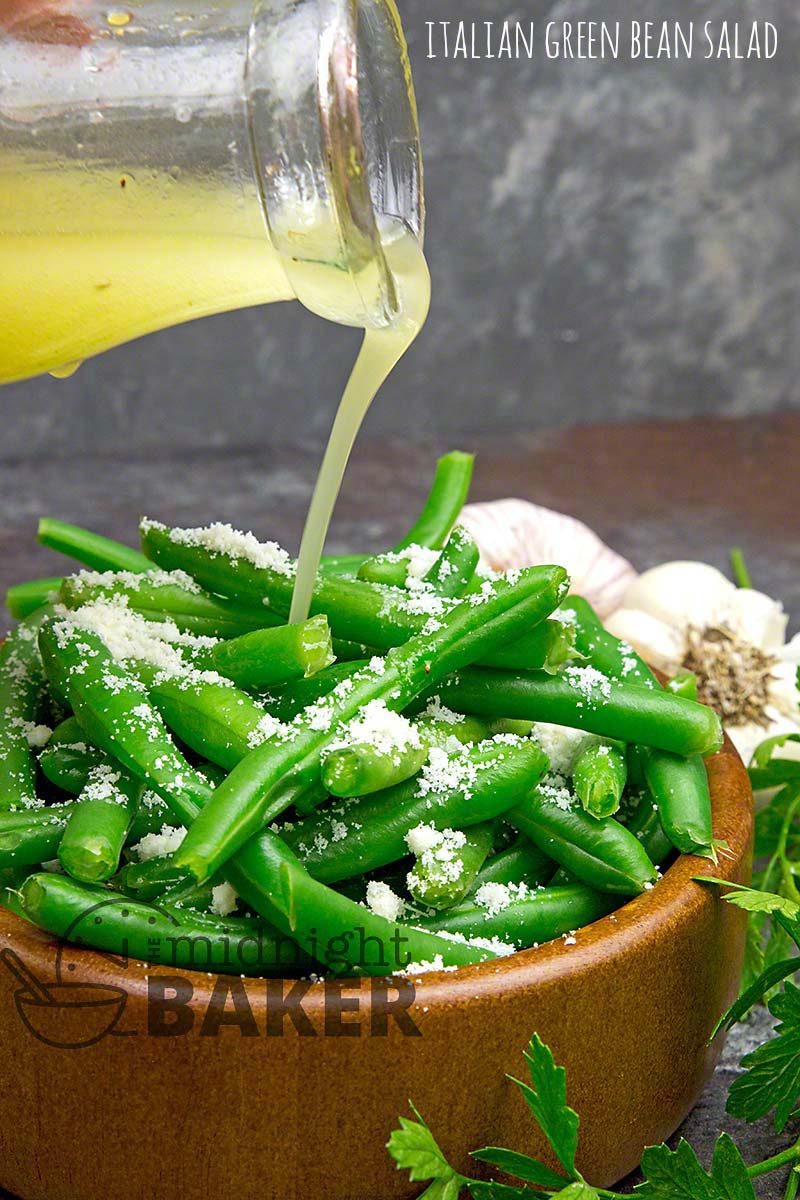 You can serve this green bean salad hot or cold.