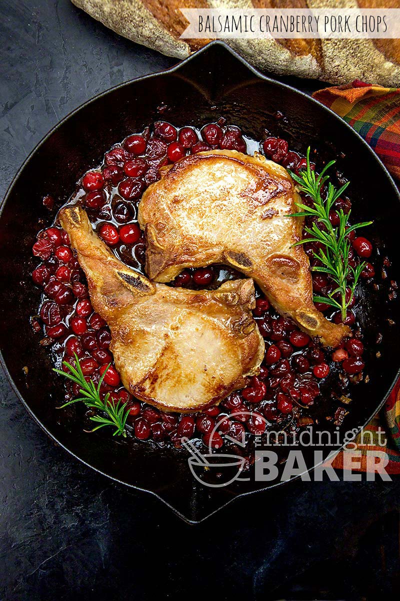 What is better than sweet pork, tangy cranberries and a hint of balsamic? This recipe is so easy and done in less than 30 minutes.